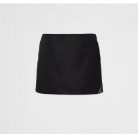 Luxury Cheap Re-Nylon Miniskirt PA8411 Black