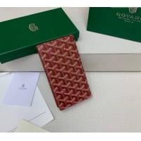 Famous Brand Goyard Saint-Lambert Phone Case Wallet 8515 Red 2024