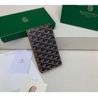 Top Grade Goyard Saint-Lambert Phone Case Wallet 8515 Brown 2024