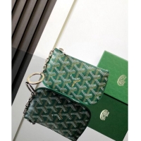 Top Grade Goyard Senat Nano Key Pouch 3317 Green 2024