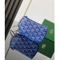 Inexpensive Goyard Senat Nano Key Pouch 3317 Sky Blue 2024