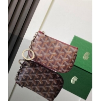 Good Looking Goyard Senat Nano Key Pouch 3317 Burgundy 2024