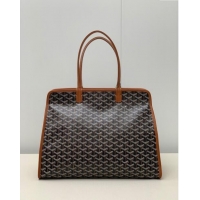 Luxury Discount Goyard Sac Hardy PM Tote Bag 8957 Brown 2024