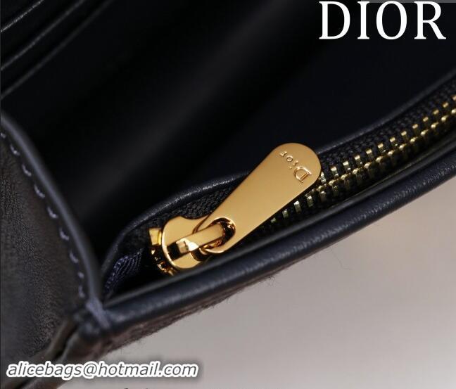 Famous Brand Dior Miss Montaigne Mini Bag in Dior Oblique Jacquard D3065 Blue 2024