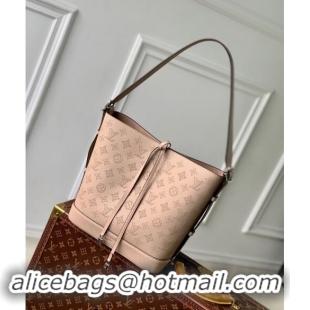 Super Quality Louis Vuitton Flore Bucket bag in Perforated Mahina Calfskin M12139 Pink 2024