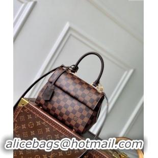 Top Grade Louis Vuitton Cluny Mini Bag in Damier Ebene Canvas N00097 Brown 2024