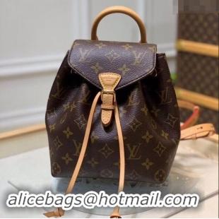 Most Popular Louis Vuitton Montsouris BB Monogram Canvas Backpack bag M45502 Nude 2024