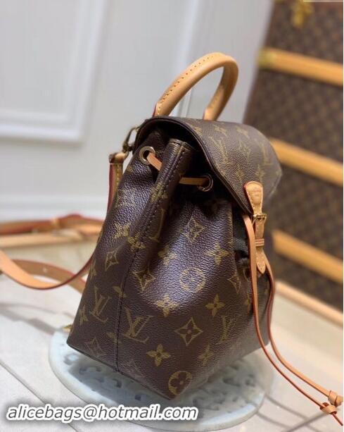 Most Popular Louis Vuitton Montsouris BB Monogram Canvas Backpack bag M45502 Nude 2024