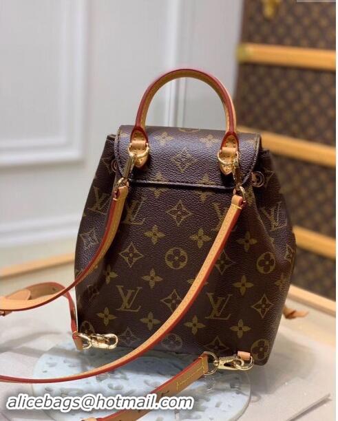 Most Popular Louis Vuitton Montsouris BB Monogram Canvas Backpack bag M45502 Nude 2024