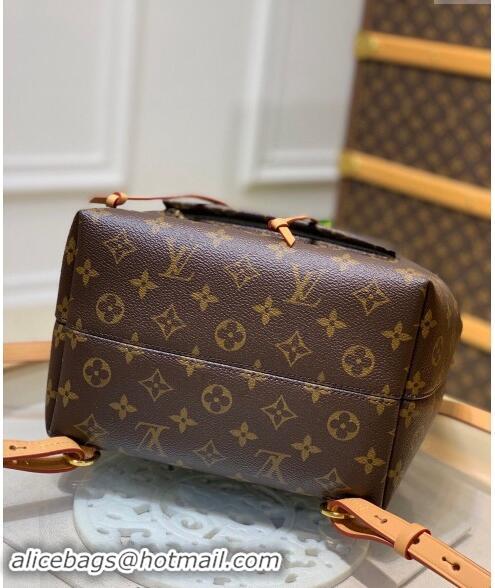 Top Quality Louis Vuitton Montsouris PM Monogram Canvas Backpack bag M45501 Nude 2024