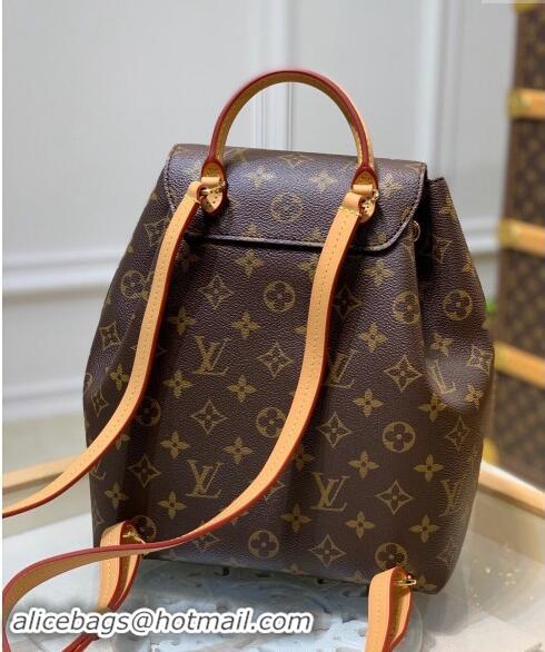 Top Quality Louis Vuitton Montsouris PM Monogram Canvas Backpack bag M45501 Nude 2024