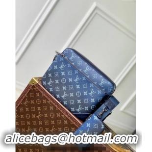 Promotional Louis Vuitton Mens Trio Messenger Bag in Navy Blue Monogram Gradient Canvas M11592 2024