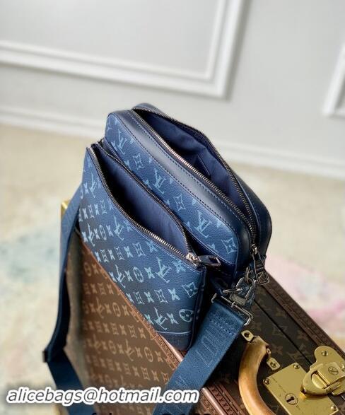 Promotional Louis Vuitton Mens Trio Messenger Bag in Navy Blue Monogram Gradient Canvas M11592 2024