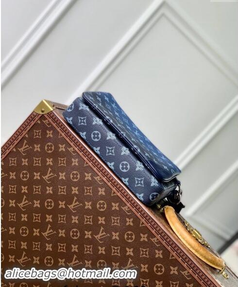 Promotional Louis Vuitton Mens Trio Messenger Bag in Navy Blue Monogram Gradient Canvas M11592 2024