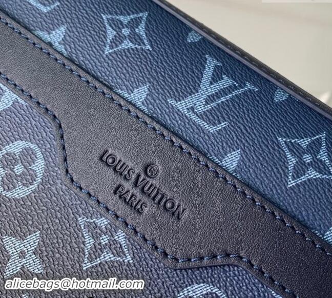 Promotional Louis Vuitton Mens Trio Messenger Bag in Navy Blue Monogram Gradient Canvas M11592 2024