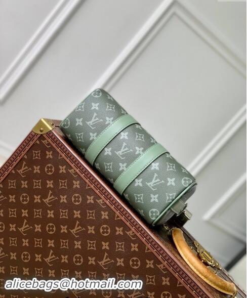 Inexpensive Louis Vuitton Keepall Bandouliere 25 Bag in Khaki Green Monogram Gradient Canvas M11591 2024