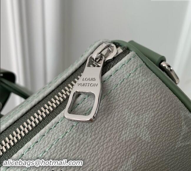 Inexpensive Louis Vuitton Keepall Bandouliere 25 Bag in Khaki Green Monogram Gradient Canvas M11591 2024