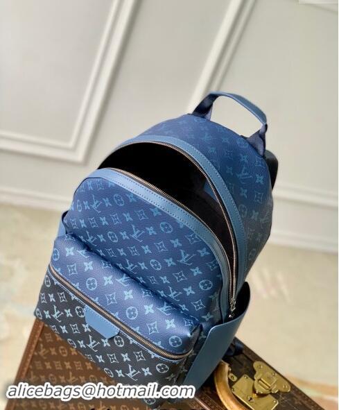 New Design Louis Vuitton Discovery Backpack PM Bag in Navy Blue Monogram Gradient Canvas M11590 2024