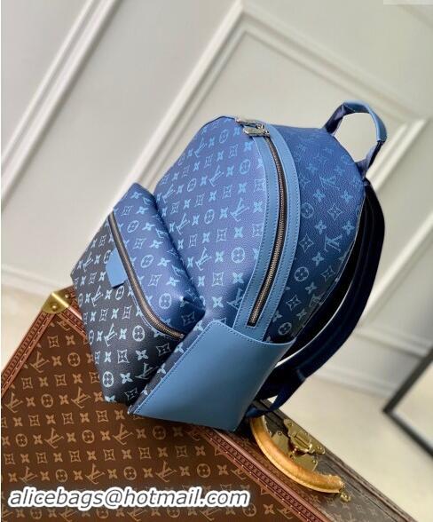 New Design Louis Vuitton Discovery Backpack PM Bag in Navy Blue Monogram Gradient Canvas M11590 2024