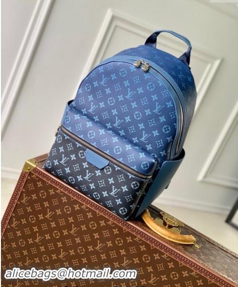 New Design Louis Vuitton Discovery Backpack PM Bag in Navy Blue Monogram Gradient Canvas M11590 2024