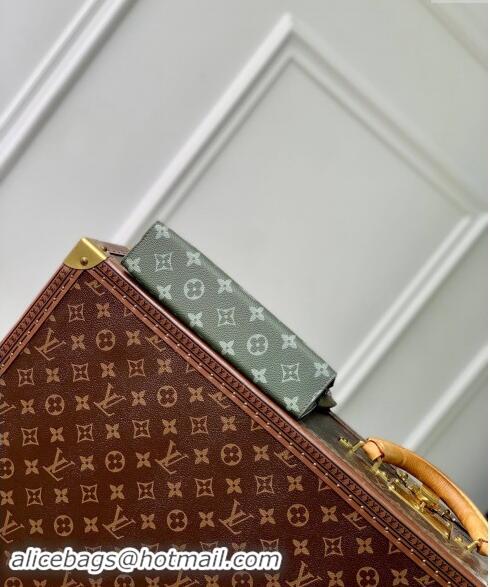 Best Price Louis Vuitton Mens Gaston Wearable Wallet Mini bag in Khaki Green Monogram Gradient Canvas M81124 2024