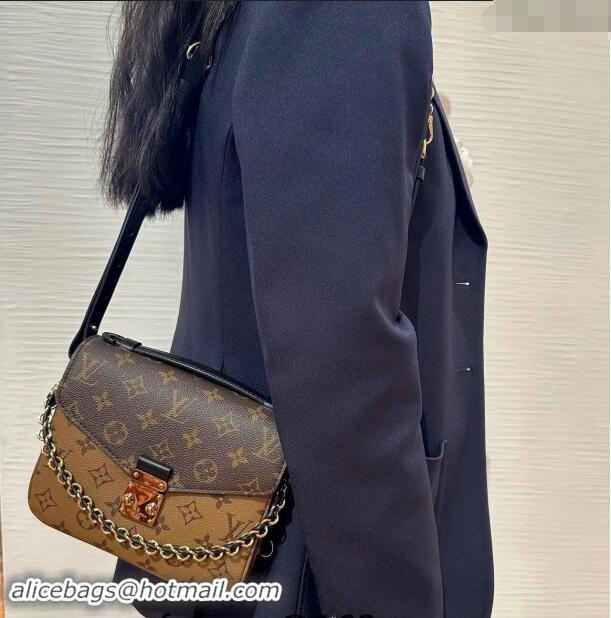 Well Crafted Louis Vuitton Pochette Metis Backpack bag in Monogram Reverse Canvas M11941 2024