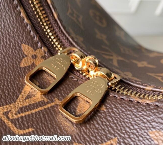 Fashion Louis Vuitton Slouchy MM Hobo Bag in Monogram Canvas with Padlock Tag M12098 2024