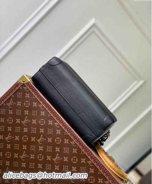 Super Quality Louis Vuitton Mens Soul Trunk East West Shoulder bag in Black Calf Leather M11615 2024