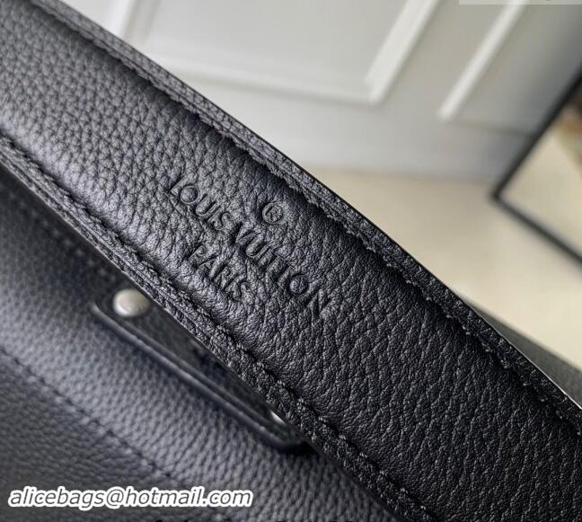 Super Quality Louis Vuitton Mens Soul Trunk East West Shoulder bag in Black Calf Leather M11615 2024