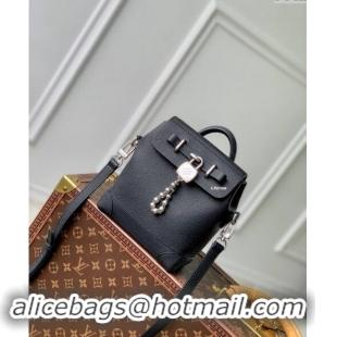 Famous Brand Louis Vuitton Mens Steamer 15 Mini bag in Black Calf Leather M11637 2024