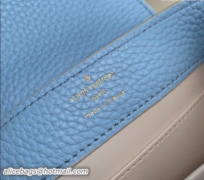 Trendy Design Louis Vuitton MiniMe Capucines Mini Bag in Taurillon leather M24563 Candy Blue 2024