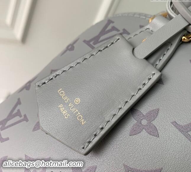 Top Grade Louis Vuitton Alma BB bag in Calfskin M12561 Trianon Grey/Purple 2024