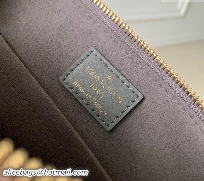 Top Grade Louis Vuitton Alma BB bag in Calfskin M12561 Trianon Grey/Purple 2024