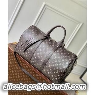 Top Quality Louis Vuitton Keepall Bandouliere 50 Travel Bag in Brushed Monogram Leather M11596 2024