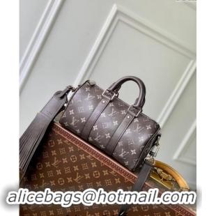 Luxury Cheap Louis Vuitton Keepall Bandouliere 25 Bag in Brushed Monogram Leather M11595 2024