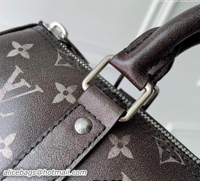 Luxury Cheap Louis Vuitton Keepall Bandouliere 25 Bag in Brushed Monogram Leather M11595 2024