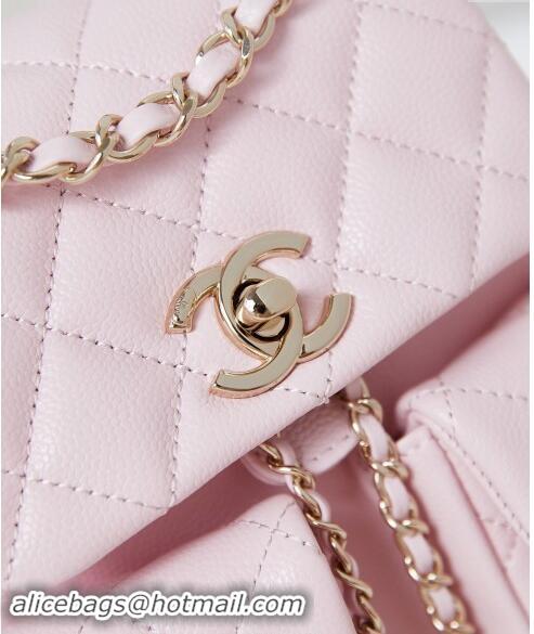 Buy Wholesale Chanel Grained Calfskin Small Backpack Bag AS3787 Light Pink 2024