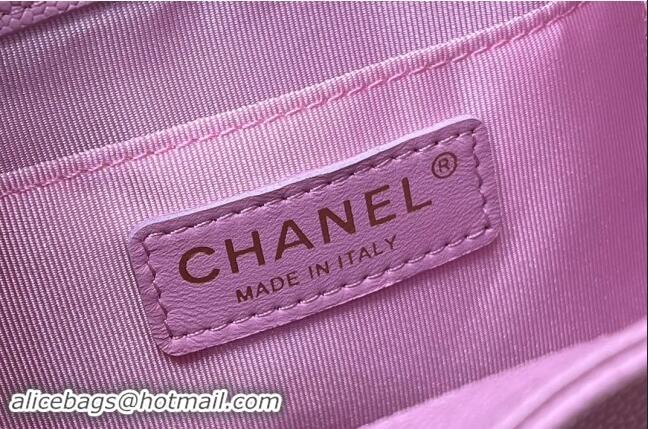 Best Price Chanel Grained Calfskin Backpack Bag AS3860 Purple Pink 2024