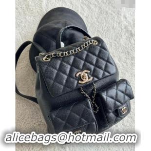 Market Sells Chanel Grained Calfskin Backpack Bag AS3860 Black 2024