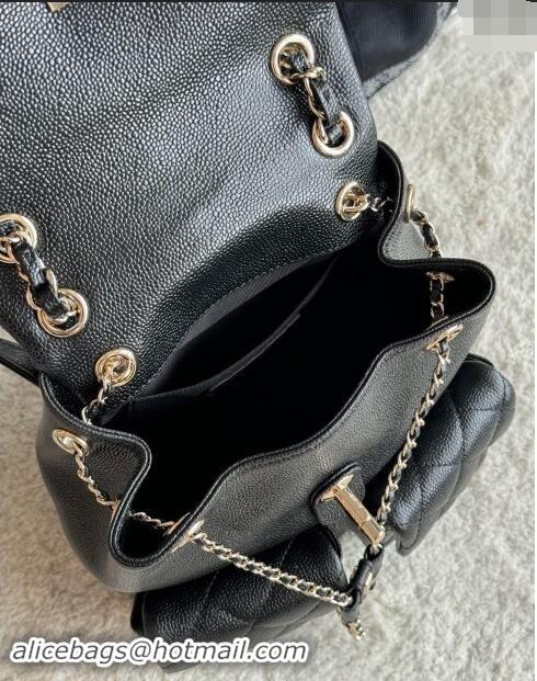 Market Sells Chanel Grained Calfskin Backpack Bag AS3860 Black 2024