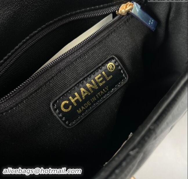 Cheap Wholesale Chanel Quilted Lambskin Flap Bag with Chain AS5089 Black 2024