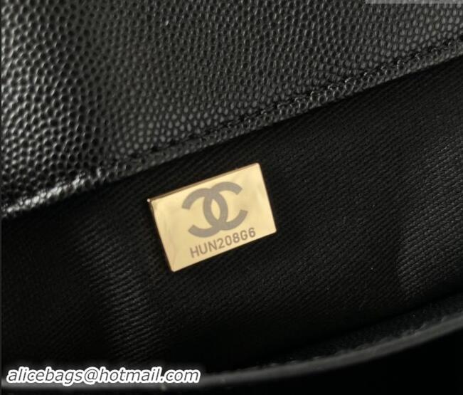 High Quality Chanel GST Grained Calfskin Shopping bag AS4824 Black 2024