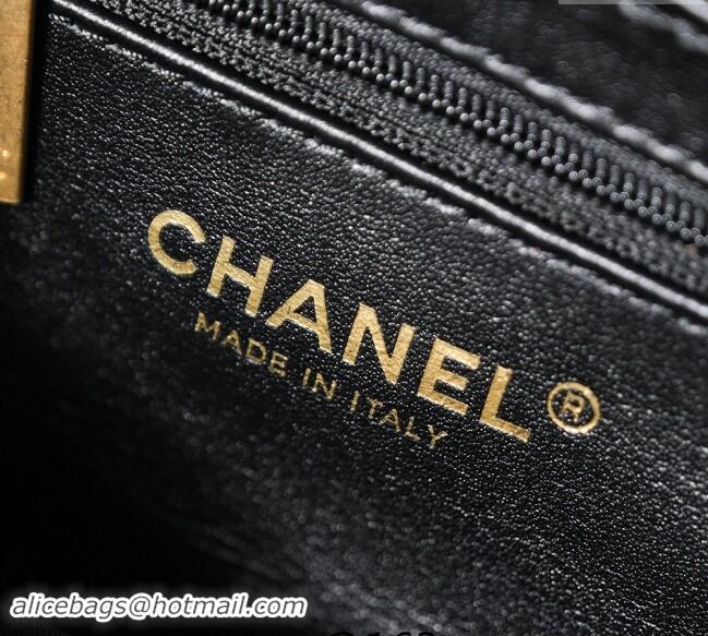 Trendy Design Chanel Mini Shopping Bag in Velvet AS4416 Black 2024