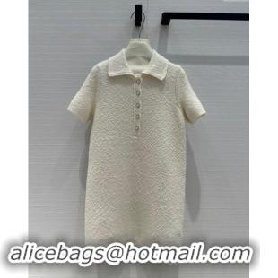 New Design Gucci Wool Dress G83002 Beige 2024