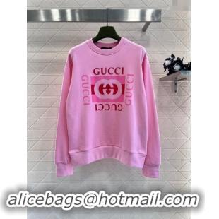 Buy Discount Gucci Cotton Sweatershirt G91113 Pink 2024