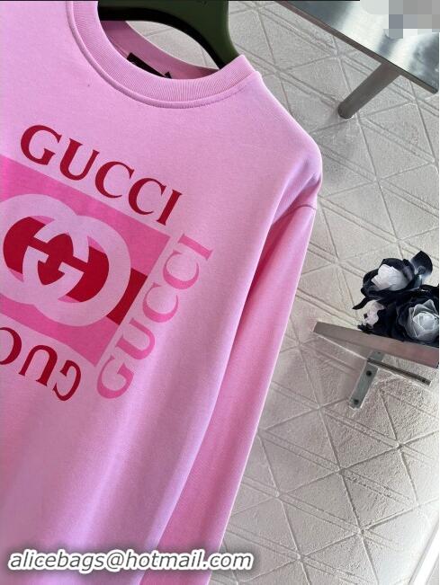 Buy Discount Gucci Cotton Sweatershirt G91113 Pink 2024