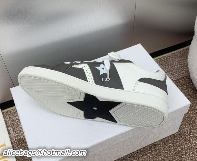 Product Dior Star Sneaker in Calfskin White/Grey 092922