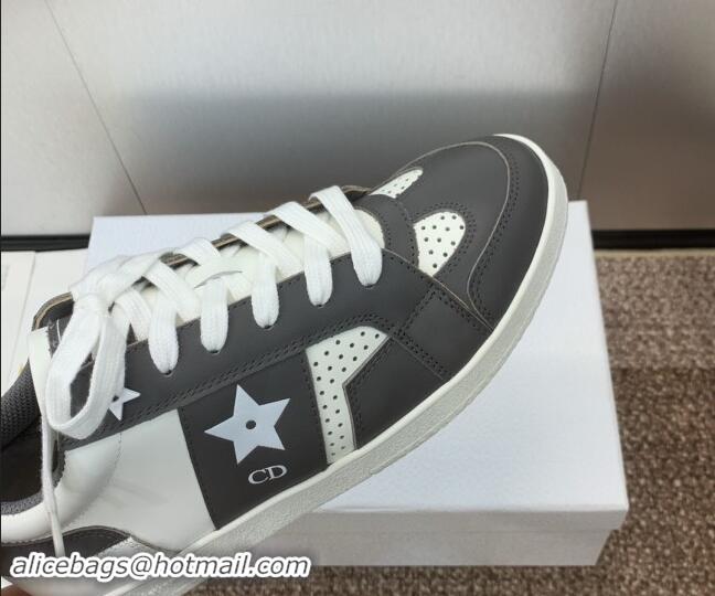 Product Dior Star Sneaker in Calfskin White/Grey 092922