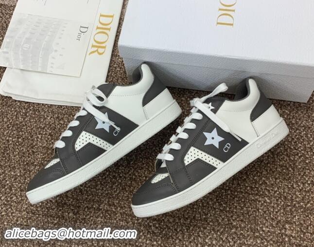 Product Dior Star Sneaker in Calfskin White/Grey 092922