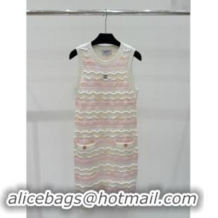 Luxurious Chanel Cashmere Dress CH82208 Pink 2024